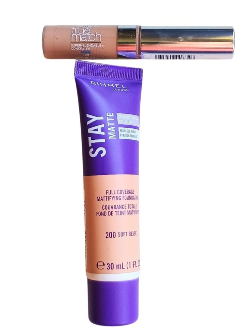 NEW L'Oreal True Match Super Blendable Concealer C4-5 And Rimmel Stay Matte Full